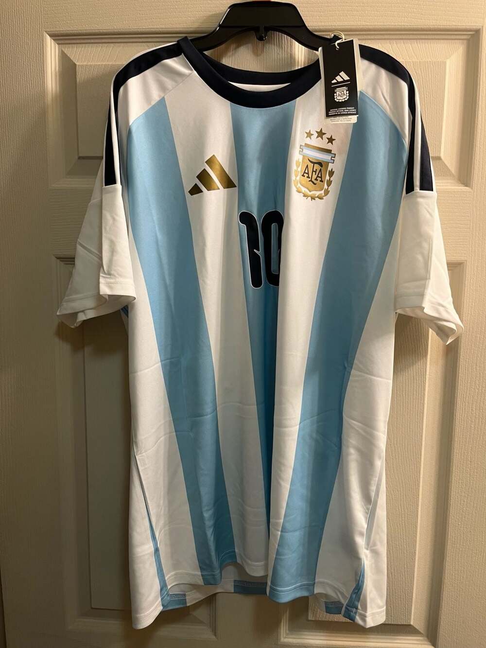 adidas Lionel Messi Argentina 2026 Home Jersey - White XL slim fit